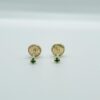 TOPOS BISEL CIRCON VERDE / 0.42gr / ORO 18K