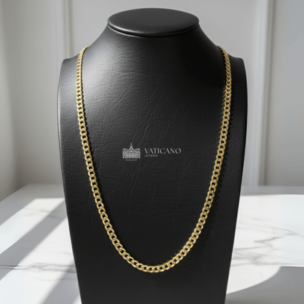 Cadena Cubana / 60 CM / 5mm / 17.95gr / Oro 18K ITA