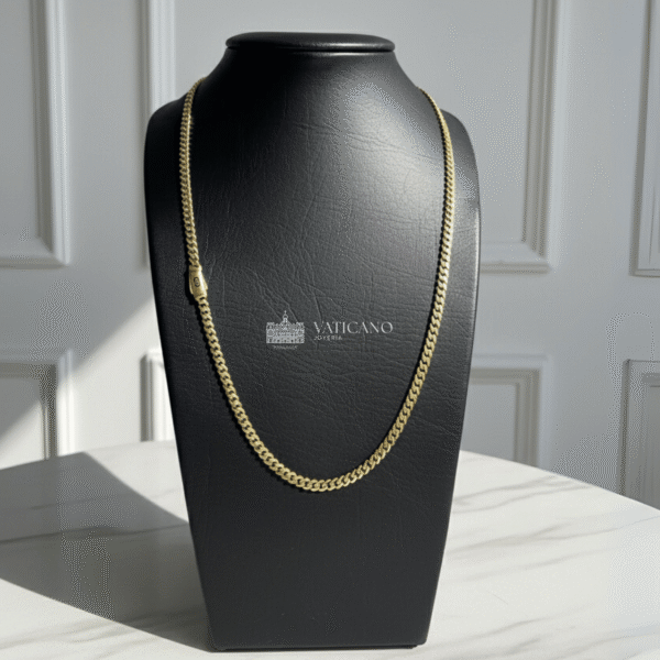 Cadena Monaco Chain Lisa / 17,95gr / 60cm / 5mm / Oro 18K ITA