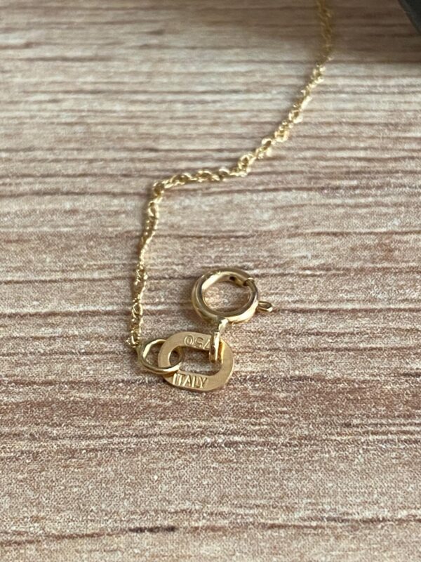 Set Cadena+ Dije / 45cm / 1gr / 1,2mm / Oro 18K