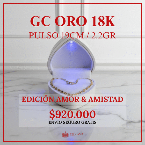 Pulso GC 19 cm / 2.2gr / 2.5mm / Oro 18K