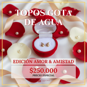 Topos Gota de Agua / 0.55 gr / Oro 18K