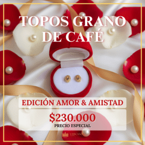 Topos Granos de Café / 0.52 gr / Oro 18K