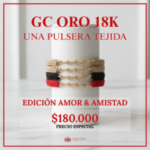 Una Pulsera Tejida GC / 0,4gr / Oro 18k